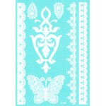 Tatuaje temporare pentru corp HENNA Alb W305